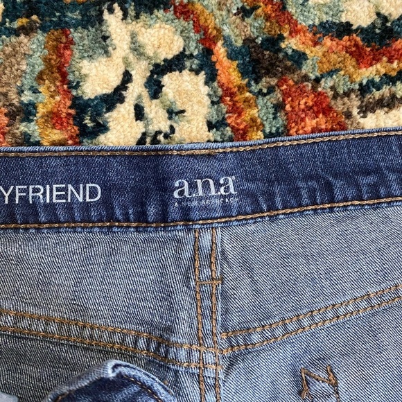 A.N.A. Blue Distressed Jeans - Picture 5 of 8